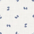 Seamless french farmhouse chick silhouette pattern. Farmhouse linen shabby chic style. Hand drawn rustic texture