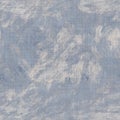 Seamless french farmhouse linen mottled print background. Provence blue gray linen rustic pattern texture. Shabby chic