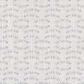 Seamless french farmhouse woven linen stripe texture. Ecru flax blue hemp fiber. Natural pattern background. Organic