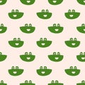 seamless frog pattern