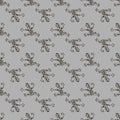 Seamless frog pattern vector illustration in Maori style Royalty Free Stock Photo
