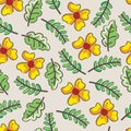 Seamless Frolar Pattern, fresh colorful