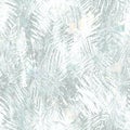 Seamless frozen glass texture background. Ice effect irregular mottled pattern. Cold mottled frost white blue all over Royalty Free Stock Photo