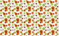 Seamless fruit pattern colorful Royalty Free Stock Photo