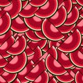 Seamless fruit pattern: watermelons.