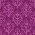 Seamless fuchsia purple floral wallpaper