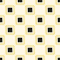 Seamless fun square wallpaper pattern