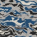 Seamless funky grungy pattern motif for print