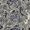 Seamless funky grungy pattern motif for print