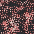 Seamless funky grungy pattern motif for print