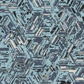 Seamless funky grungy pattern motif for print