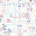 Seamless furniture pattern