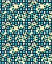 Seamless futuristic abstract pattern