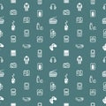 Seamless gadgets background texture