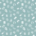 Seamless gadgets background texture