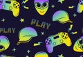 Seamless gamepad pattern