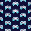 Seamless Gamepad Pattern Vector