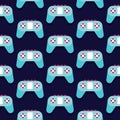 Seamless Gamepad Pattern Vector