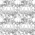 Seamless garden pattern