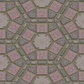 Seamless garden pavement