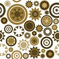 Seamless gear Royalty Free Stock Photo