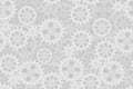 Seamless gears pattern tech background. Industrial mechanics light texture. Layered white web page fill backdrop. Technology