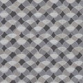 Seamless Geometric Abstract Pattern with Overlapping Circles in Neutral Tones. Royalty Free Stock Photo