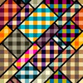 Geometric abstract pattern. Intersection style Royalty Free Stock Photo