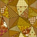 Geometric abstract pattern. Intersection patchwork plaid style Royalty Free Stock Photo