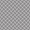 Seamless geometric abstract weave pattern