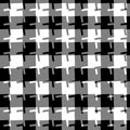 Seamless geometric background. Abstract repeatable monochrome pa