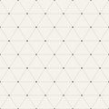 Seamless geometric background with dotted triangles.