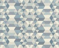 Seamless Geometric Background With Triangular Shapes And Soft Pastel Blueish Tones Royalty Free Stock Photo