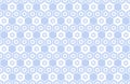 Seamless Geometric Blue Hexagons Pattern. Honeycomb Structure