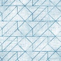 Seamless blue ink pen crosshatch blueprint pattern