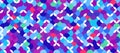 Seamless blue violet red pattern camouflage wavy tiles net Colorful docking scales squama vector illustration Royalty Free Stock Photo