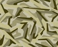 seamless geometric camouflage texture pattern vector. Usable for Jacket Pants Shirt and Shorts Royalty Free Stock Photo