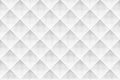 Seamless Geometric Checked Dots and Dashes Pattern. White Textured Background