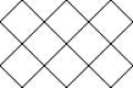 Seamless Geometric Checked Grid Pattern. Black and White Textured Background Royalty Free Stock Photo