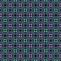 Seamless geometric color pattern. Royalty Free Stock Photo