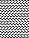Seamless geometric cube illusion pattern black white isometric repeat abstract background Royalty Free Stock Photo