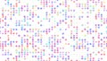 Seamless geometric 3d cubes vector background. 3d boxes spin grid. Minimal background