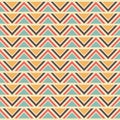 Seamless geometric ethnic pattern Royalty Free Stock Photo