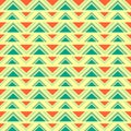 Seamless geometric ethnic pattern Royalty Free Stock Photo