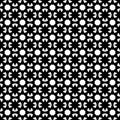 Seamless geometric ethnic tribal Islamic Arabic pattern vector design abstract background art black and white Royalty Free Stock Photo