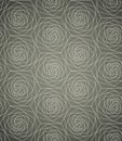 Seamless geometric flowers pattern Royalty Free Stock Photo