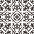 Seamless geometric kazakh ornament