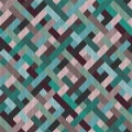 Seamless geometric knitted pattern