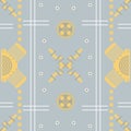 Seamless steampunk mechanistic pattern Royalty Free Stock Photo