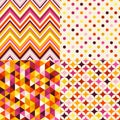 Seamless geometric multicolor pattern